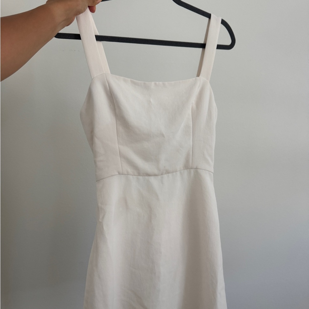 Wilfred Strapless Cream Dress